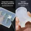 1 / 3 Khuôn khắc móng tay Hoa Lily 3D Silicone Hawaii Hoa dâm bụt Cánh hoa Mẫu mô hình Dụng cụ làm móng trong suốt [mới]