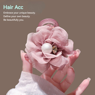 Mới Kẹp Tóc Cao Cấp Hình Hoa và Ngọc Trai, Trang Sức Đầu Tóc Xinh Xắn cho Phụ Nữ