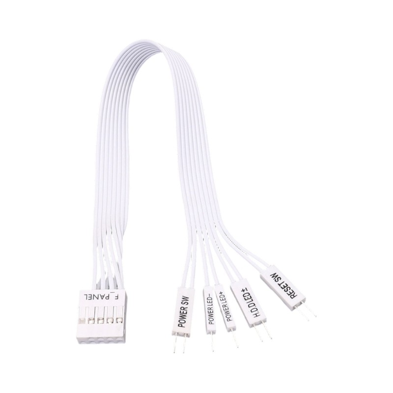 Sẽ Bo Mạch Chủ Mặt Trước Bảng Điều Khiển Chuyển Đổi Bảng Điều Khiển F Sang 2PIN Thiết Lập Lại Nguồn Cáp Mở Rộng Thay Thế Cho Vỏ PC Khung Xe