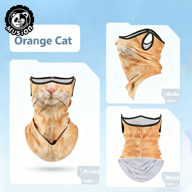 Musion Balaclava 3D cho xe máy - Co giãn, half mask, bandana ma thuật