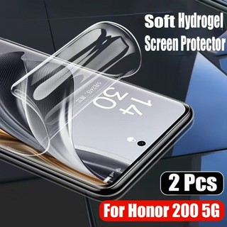 Honor 200 1-2 Chiếc Hydrogel Mềm Bảo Vệ Màn Hình Cho Honor 400 200 Pro X9B X9C X9A 70 90 5G Hydrogel Bảo Vệ Phim