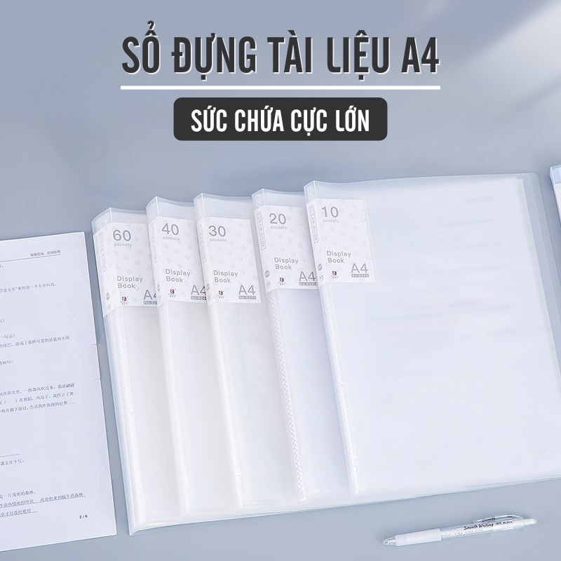 File Lá Đựng Tài Liệu A4 Đa Năng Trong Suốt – Tệp Đựng Hồ Sơ Chất Liệu Bền Đẹp Cho Học Sinh & Nhân Viên Văn Phòng