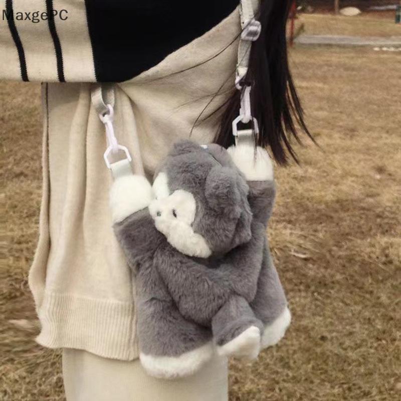 Cá tuyết sang trọng mèo Crossbody Túi Trọng lượng nhẹ với dây đeo có thể tháo rời cho phụ nữ cô gái món quà mới