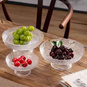 Đĩa cao trái cây thủy tinh, Đĩa nông, Trang trí bàn cà phê Ins sang trọng tại nhà cao cấp, Người nổi tiếng trên Internet Thẩm mỹ cao cấp