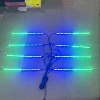 Bộ sao băng 8 dây mặt Ga lăng cho xe tải có remote điện 24v