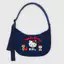 Sanrio Kitty Túi Bánh Bao Dễ Thương Nách Túi Hoạt Hình Thêu Họa Tiết Vai Túi Đeo Vai Có Thể Điều Chỉnh Dây Đeo Vai