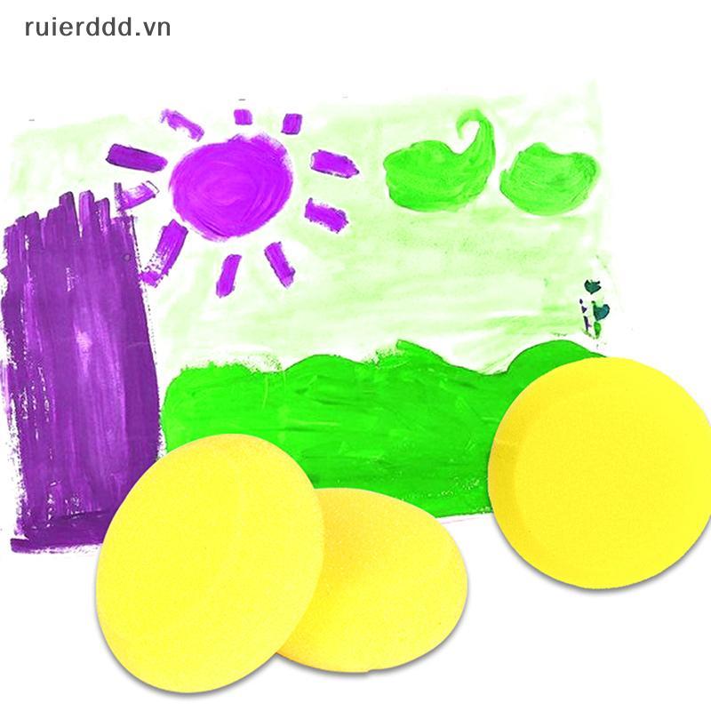 # ruierdd # 10 / 20 Chiếc Bọt Biển Gốm Hình Tròn Ném Bọt Hấp Thụ Nước Gốm Điêu Khắc Đất Sét Bọt Làm Sạch Đất Sét Dụng Cụ Vẽ Tranh.