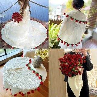 Sáng Tạo Móc Hoa Chăn Hoa Hồng Bó Hoa Chăn Hoa Hướng Dương Bó Hoa Cưới Quà Tặng Handmade Sofa Chăn Quà Tặng