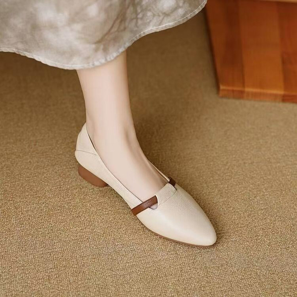 Giày trượt mũi nhọn mũi nhọn bằng da PU Giày ba lê thông thường
 Cho phòng khiêu vũ tiệc cưới