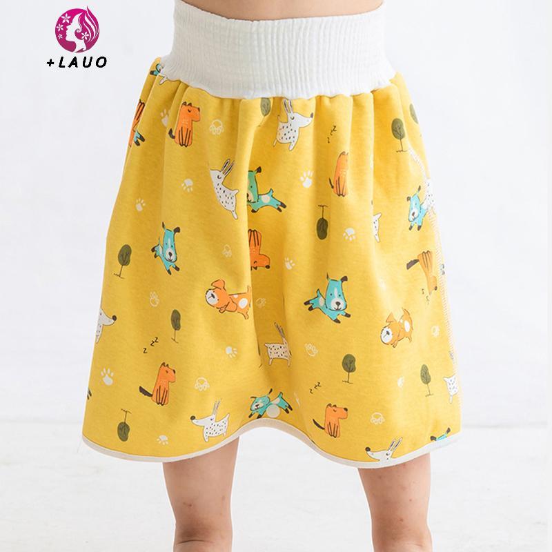 Springevenstar Tã Cho Bé Váy Chống Thấm Nước Cho Trẻ Sơ Sinh Chống Rò Rỉ Nước Tiểu Tập Quần Vải Tã Trẻ Em Ngủ Ngủ Ngủ Bô Đồ Tập Luyện Springevenstar