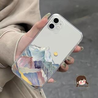 Ốp Điện Thoại Peaks Nhiều Màu Sắc Sang Trọng Cho Realme 15X 15 14 Pro Plus 15T 14X 14T 13 12X 12 Pro Plus 11X 11 10T 10 Pro Plus 4G 5G Vỏ Siêu Mỏng Vỏ Mềm Trong Suốt