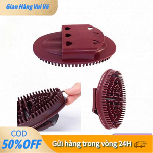 【24H】"Bàn chải massage body đa năng với đầu lông mềm giúp giảm mỡ thừa và tăng cường lưu thông khí huyết toàn thân "