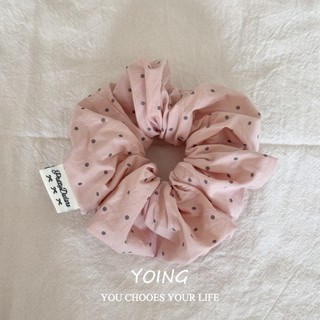 Scrunchy Kem Mây Lông Tơ Phong Cách Mới - Bóng Đầu Đuôi Ngựa Ngọt Ngào