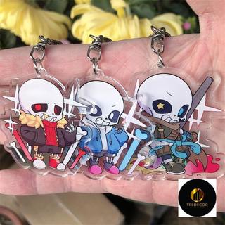 Móc khoá Undertale Ink Sans Asriel Horror Fell Keychain Anime Manga Nhật Bản Phụ Kiện Trang Trí Túi xách Balo