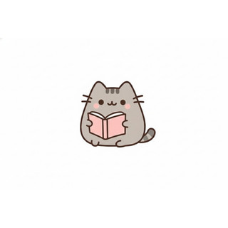 Chiếc móc khóa mèo xám tròn trịa Pusheen.