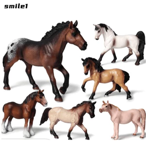 Ngựa thu nhỏ SMILE, Mô hình động vật Hanover Appaloosa, Bộ sưu tập mô hình ngựa PVC ngựa Ả Rập