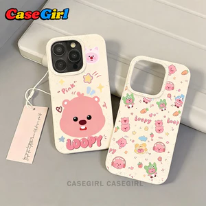 Ốp lưng Cho iPhone 14 16 17 15 13 11 12 Pro Max 7 Plus XR XS Max X 8 Plus Air SE 2020 Loopy dễ thương họa tiết ngọt ngào