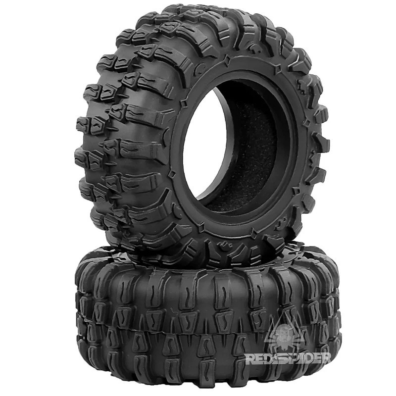 4 1.3inch Lốp 65x26mm 1 / 24 Rc Xe Tải Bánh Xích Xe Tải Cho Fms Fcx24 Trục Scx24 Axi00001 Axi00002 Đấu Sĩ 1 / 18 Traxxas Trx4m