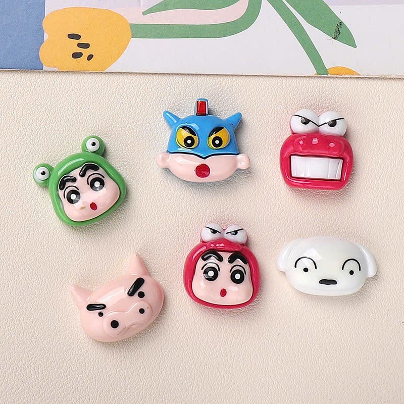 Set charm đầu Shin cậu bé bút chì mini cute- Set gắn dép siêu hot hit trend new 2026