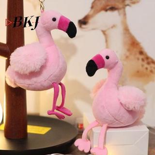 [KJ] Đáng Yêu Flamingo Sang Trọng Đồ Chơi Móc Khóa Vòng Mặt Dây Chuyền Đồ Chơi Mềm Vòng Chìa Khóa Trang Trí Bapa [Mới]