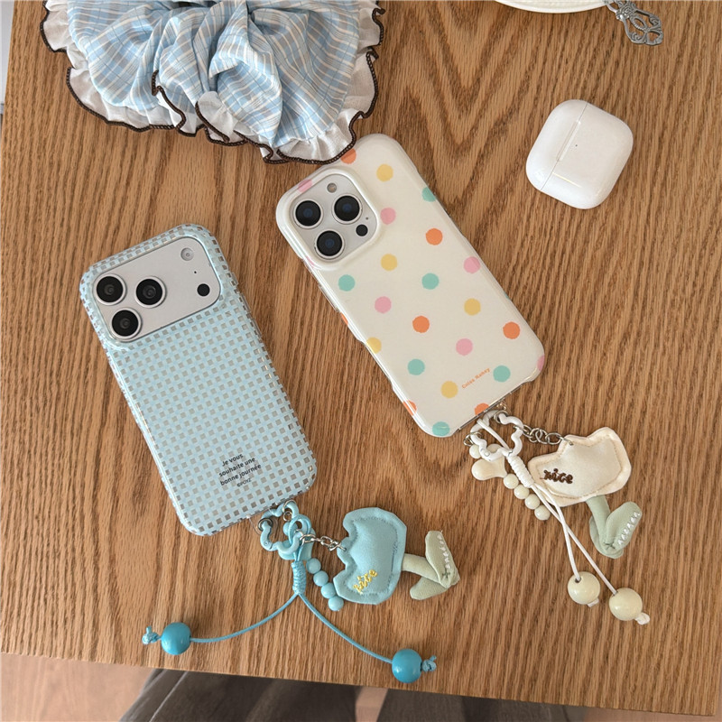 IPhone 17 Pro Max Họa tiết chấm ca rô Chất liệu TPU IMD craft Vỏ điện thoại in hai lớp