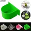 LAKAM Lồng Chim Bát Nước, Phụ Kiện Lồng Chim Ăn Cho Chim Máng Chống Bắn Cốc, Bát Ăn Di Động Nửa Tròn Hộp Đựng Thực Phẩm Hộp Đựng Thực Phẩm