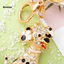 HLS| Túi đựng chó Charm Kim cương giả Puppy Móc khóa quyến rũ với khóa tôm hùm chắc chắn – Mặt dây chuyền chó hoạt hình dễ thương cho túi xách Trang trí ô tô và phụ kiện – Chìa khóa bền bỉ và sành điệu