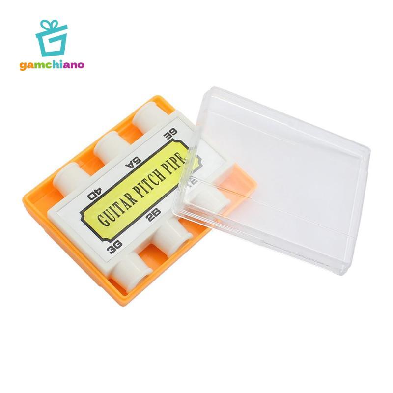 Di Động 6 Âm Guitar Tiêu Chuẩn Timbre Pitch Pipe Tuner Nhạc Cụ
