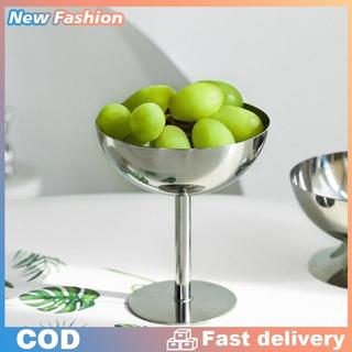 2023 New thép không gỉ Cốc Cốc Cốc kem tráng miệng salad bát trái cây tấm Snack Món ăn KTV thanh Nguồn cung cấp