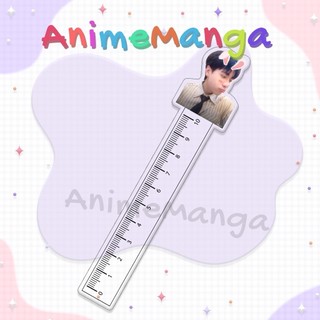 Thước Kẻ Quang Hùng MasterD dễ thương chất liệu acrylic trong suốt 10cm