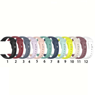 Dành Cho Huawei Band 11 Dây Đeo Silicon Thể Thao Tương Thích Cho Huawei Band 11 Pro Kim Loại Adapter Dây Đồng Hồ