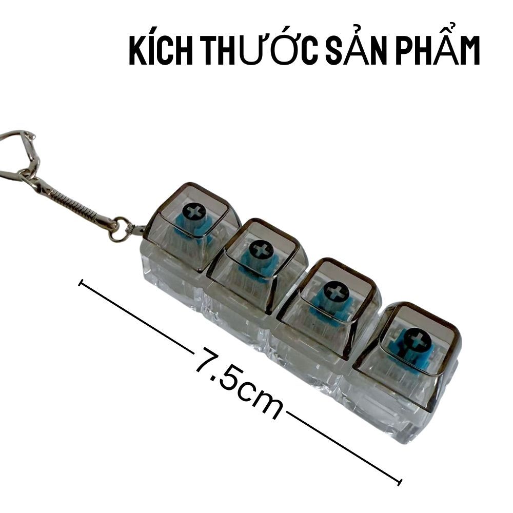 Đồ chơi giảm căng thẳng bằng bàn phím dành cho người lớn, bàn phím cơ cầm tay giúp giảm lo âu và căng thẳng.