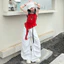 Girls Sling Top Mùa Hè 2026 Phong Cách Mới Trẻ Em Ren In Chữ Top