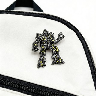 4 Cái / bộ Hoạt Hình Transformers Robot Trâm Cài Bumblebee & Optimus Prime Kim Loại Huy Hiệu Trang Trí Pin
