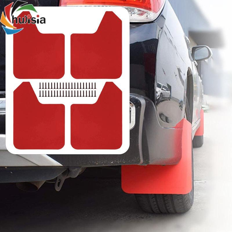 Chắn bùn ô tô chuyên nghiệp Màu đỏ EVA Tấm chắn bùn phía sau chống mài mòn cho xe tải Suvs Sedans