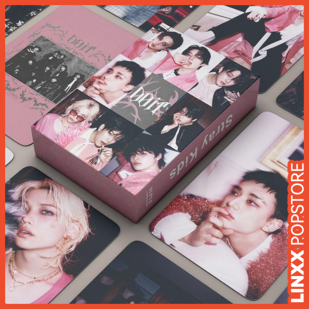 LINXX 55 Chiếc Stray Kids DO IT Album Lomo Cards Bộ Sưu Tập Quạt Thẻ Laser Kpop Boy Band Merch Ngày Lễ Quà Tặng Cho Người Hâm Mộ Sưu Tập Lấp Lánh Miếng