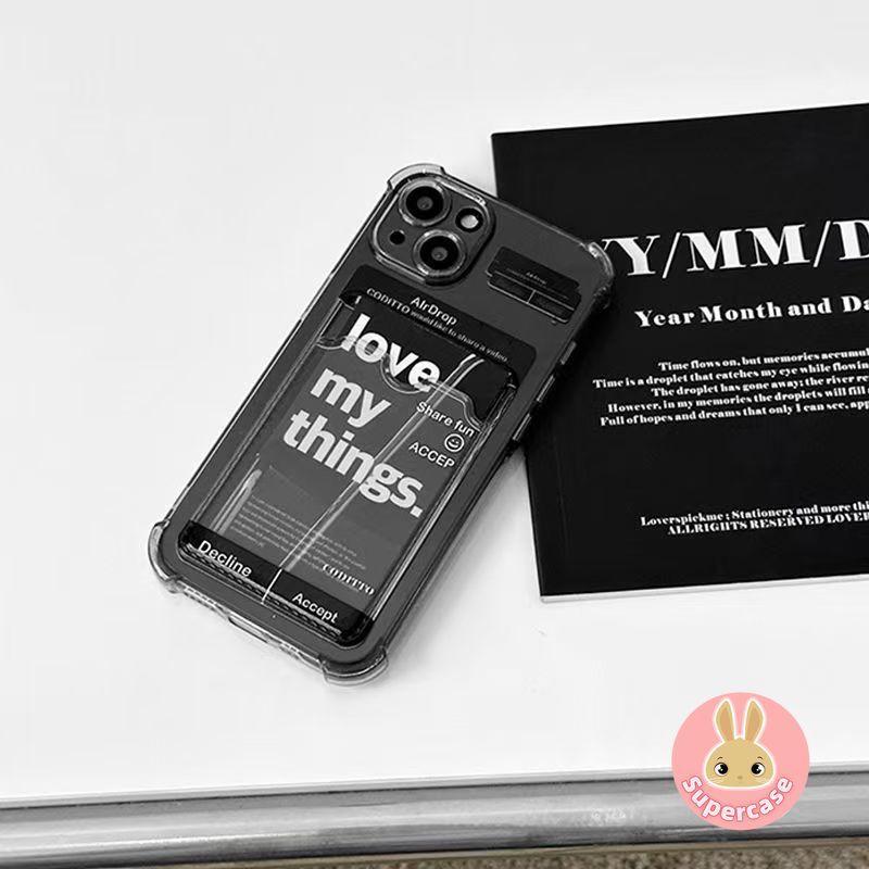 Ốp Điện Thoại Đựng Thẻ Đơn Giản Cho Realme C67 C65 C63 C61 C55 C53 C51 C35 C33 C33S C31 C30 C30S C11 5G 4G Vỏ Bốn Góc Trang Web Trong Suốt Chống Rơi Vỏ Mềm