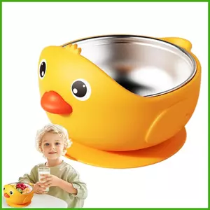 Bát trẻ em có hút Bộ đồ ăn chịu nhiệt chống trượt Bát thức ăn trẻ em cho mẫu giáo Ghế cao cấp trẻ em wipqsvn