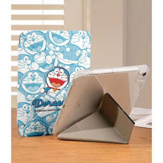 Doraemon cover Ốp bảo vệ gập chữ Y cho iPad cho Air 4/5/6/7/8 M3 M5 iPad Gen 11 A16, Pro 11 M4  Chống sốc