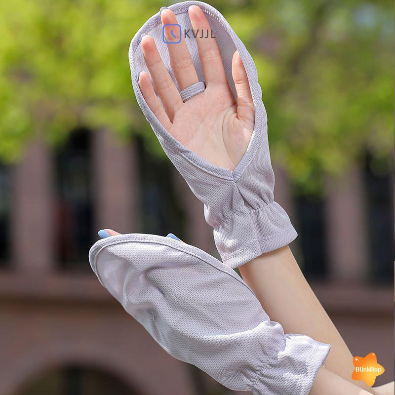 Găng tay chống tia cực tím mỏng thoáng khí cho thể thao và đi xe đạp mùa hè