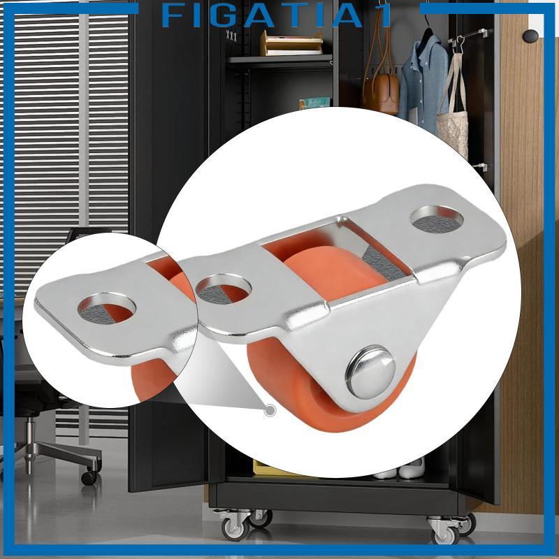 10x Mini Caster Bánh Xe Im Lặng Nhỏ Cao Su Cán Bánh Xe Với Kim Loại Trên Tấm Hướng Cho Đồ Nội Thất Thiết Bị Nhỏ Tủ