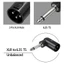 Sẽ Hợp Kim Chất Lượng 1 4Inch Mono Sang XLR Nam Adapter Cho Thiết Bị Giao Diện Âm Nhạc