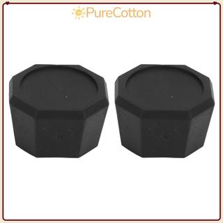 PURECOTTON0 2 Chiếc Nắp Đậy Đầu Vợt Tennis, Phụ Kiện Thay Thế Vợt Bóng Tennis, Chất Liệu ABS Đen