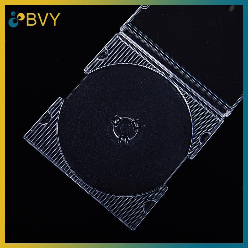 BVY 5 / 10 Chiếc Hộ Gia Đình Tiêu Chuẩn Đĩa Đơn Hộp Bảo Quản DVD Ốp Lưng CD Nhựa Trong Suốt Hộp CD Đĩa CD.