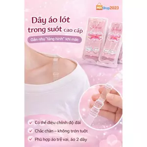 Đôi Dây Áo Ngực Trong Suốt Mắc Cài Điều Chỉnh Phụ Kiện Thời Trang Nữ