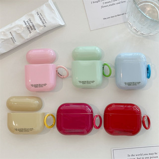 Màu trơn cho Airpods4 Airpod 1 / 2 3 Pro Pro2 pro3 Bộ tai nghe Bluetooth không dây Vỏ bảo vệ tai nghe AirPods Pro i3 i4 pro3