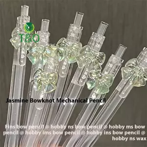 1 / 4 CÁI 0,5 / 0,7mm 2B Đổ lại bút chì tự động dễ thương Kawaii Màu trong suốt Nơ Bút chì cơ học Đồ dùng văn phòng trường học Văn phòng phẩm [mới]