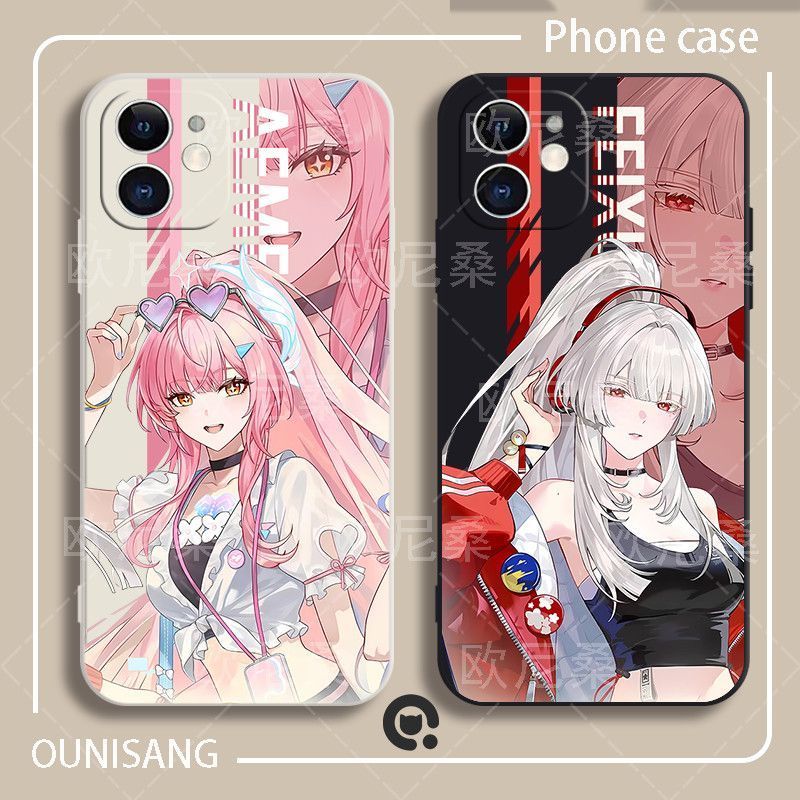 Ốp điện thoại hợp thời trang Wuthering Waves / Hiyuki / Aemeath Thích hợp cho iPhone / gojr