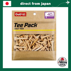 Tee golf gỗ Lite TEE PACK T-436 phủ sơn bóng – Tee gỗ tự nhiên bền bỉ