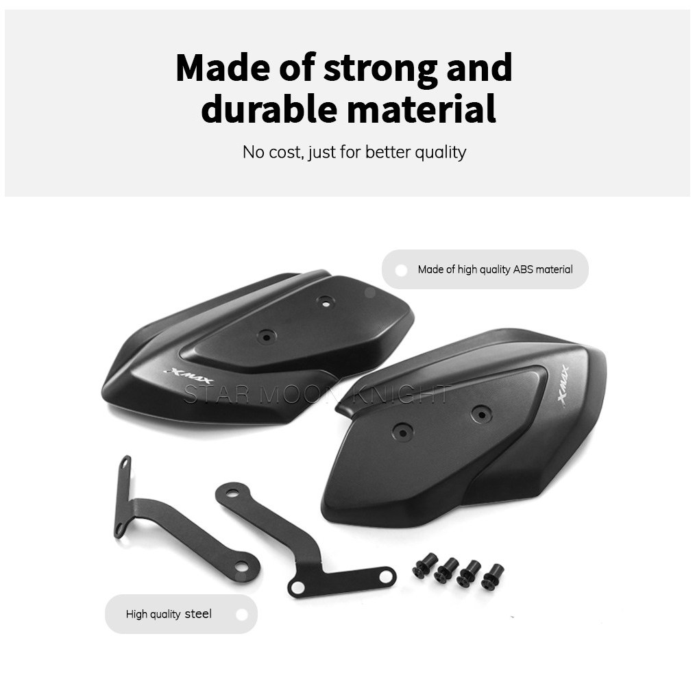 Dành Cho Xe Yamaha XMAX 300 2023-2025 Tay Cầm Kính Chắn Gió Tay Bảo Vệ Gió Chắn Gió Bên Bảng Điều Khiển Lưu Lượng Không Khí